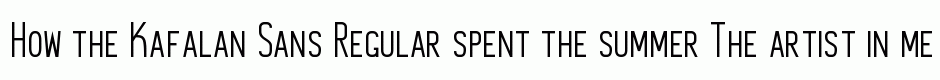 Kafalan Sans Regular