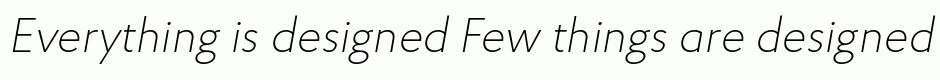 Proba Pro ExtraLight Italic