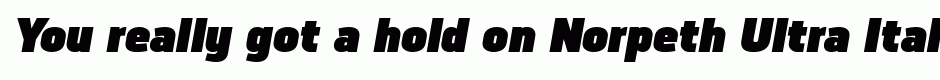 Norpeth Ultra Italic