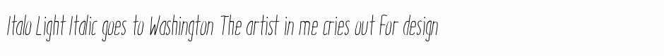 Italo Light Italic