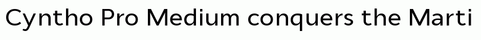 Cyntho Pro Medium