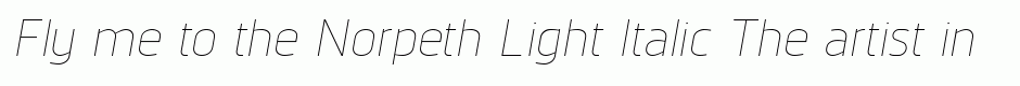 Norpeth Light Italic