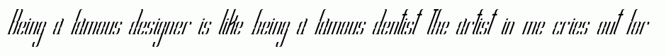 Hiroshi italic