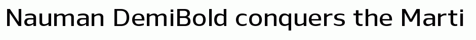 Nauman DemiBold