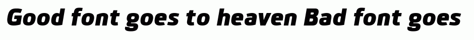 Bitner Heavy Italic