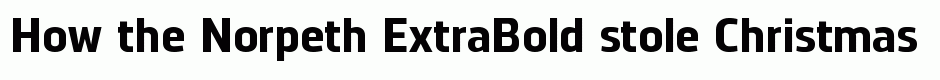 Norpeth ExtraBold