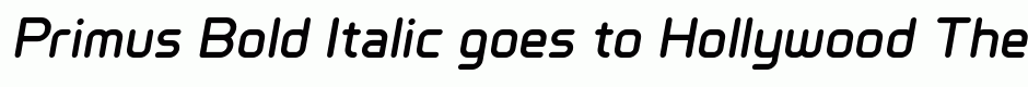 Primus Bold Italic