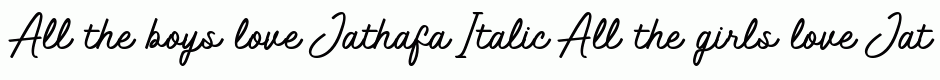 Jathafa Italic