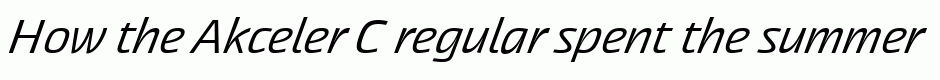 Akceler C regular
