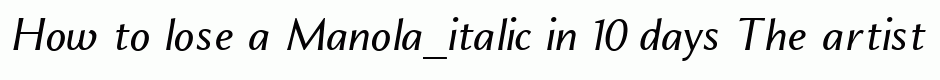 Manola_italic