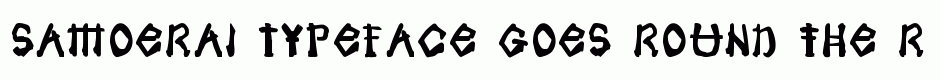Samoerai Typeface