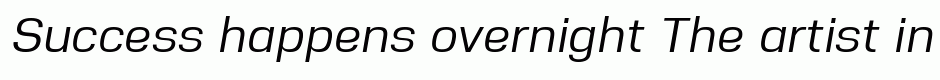 Nuber Medium Italic
