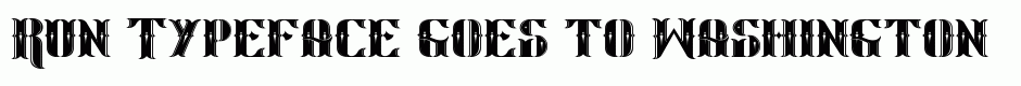 Run Typeface