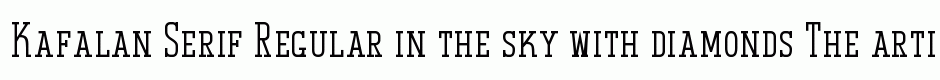 Kafalan Serif Regular