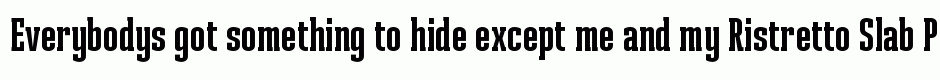 Ristretto Slab Pro Bold
