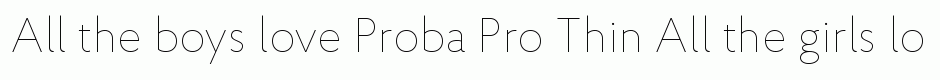 Proba Pro Thin