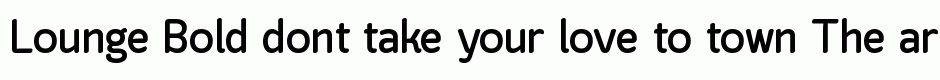 Lounge Bold