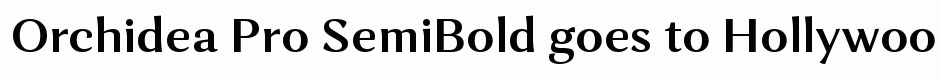 Orchidea Pro SemiBold
