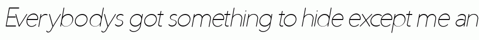 Duase Italic