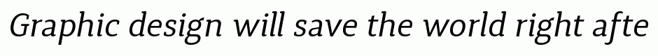 Synerga Pro Italic