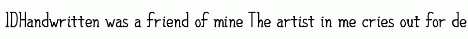IDHandwritten