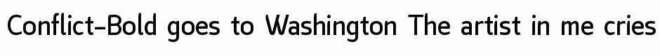 Conflict-Bold