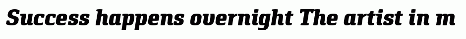 Pancetta Serif Pro Black Italic