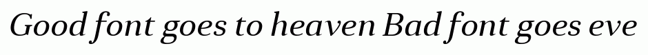 Anglecia Pro Text Italic