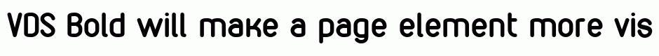 VDS Bold