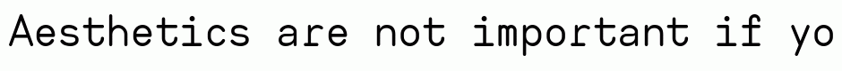Ahamono Monospaced