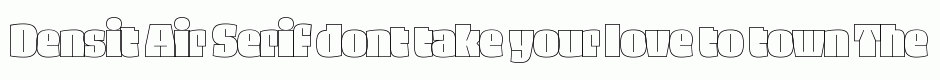 Densit Air Serif
