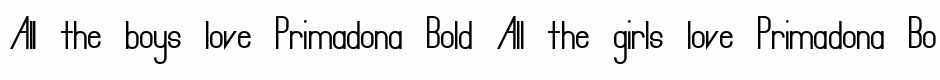 Primadona Bold