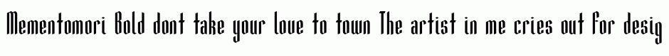 Mementomori Bold