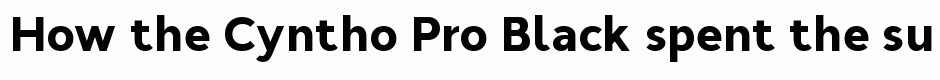 Cyntho Pro Black