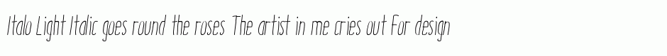 Italo Light Italic