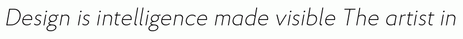 Proba Pro ExtraLight Italic
