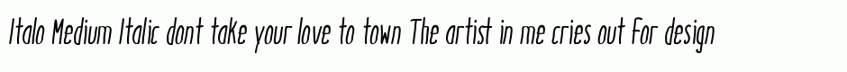 Italo Medium Italic