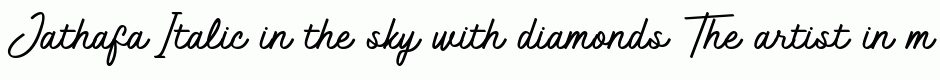 Jathafa Italic