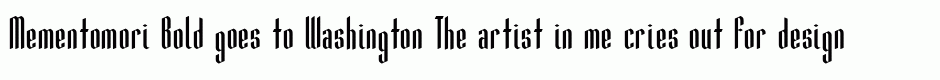 Mementomori Bold