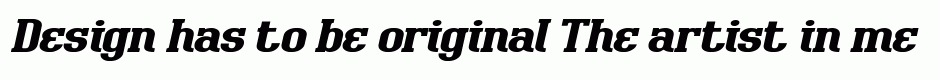 Bigboy black italic