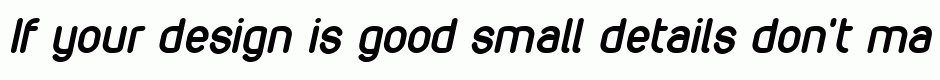 VDS Bold Italic