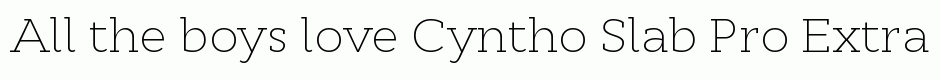 Cyntho Slab Pro ExtraLight