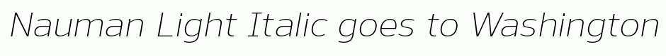 Nauman Light Italic