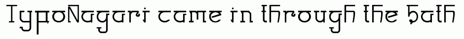 TypoNagari