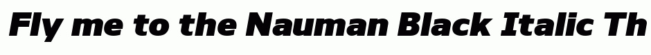 Nauman Black Italic
