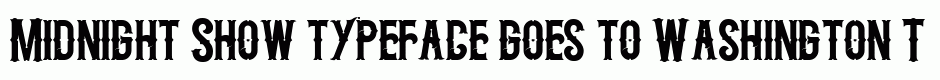 Midnight Show typeface