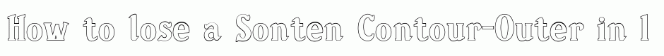 Sonten Contour-Outer