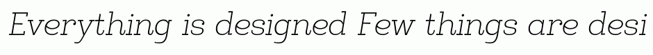 Egalite Thin Italic