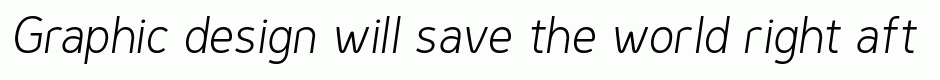 Genius Light Italic