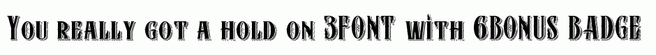 3FONT with 6BONUS BADGE and CRACK
